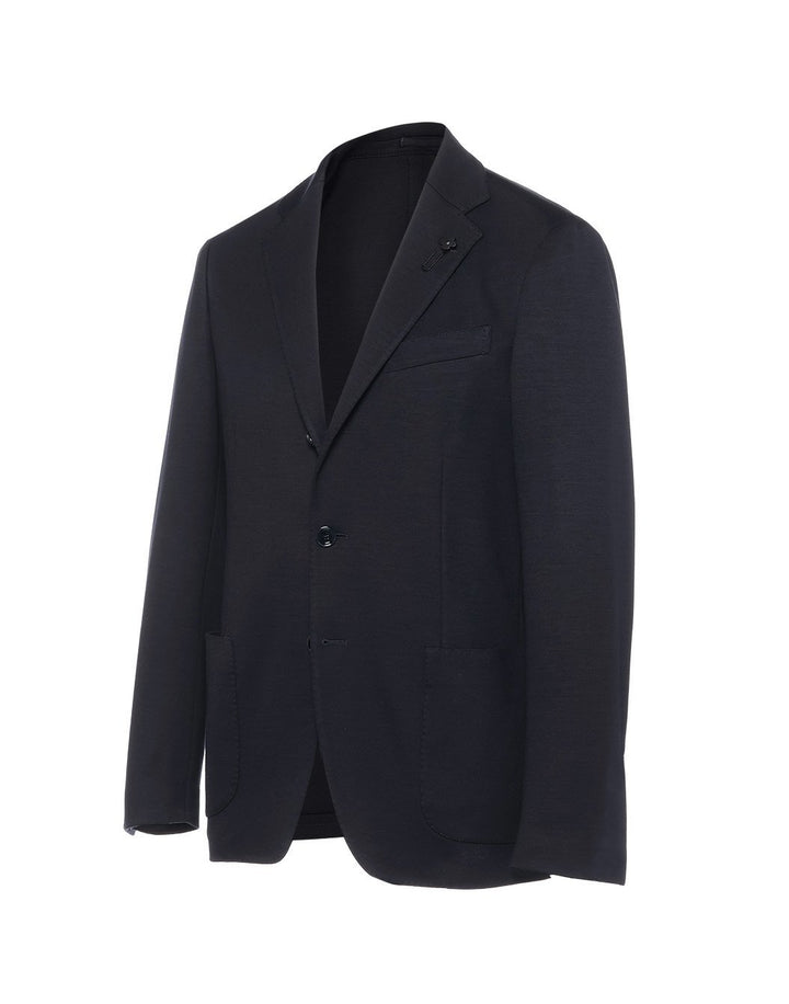 <極美品>LARDINI 新ロゴ ネイビー ウール スーツ サイズ44 レーヨンウールジャージースーツ – LARDINI Online Store