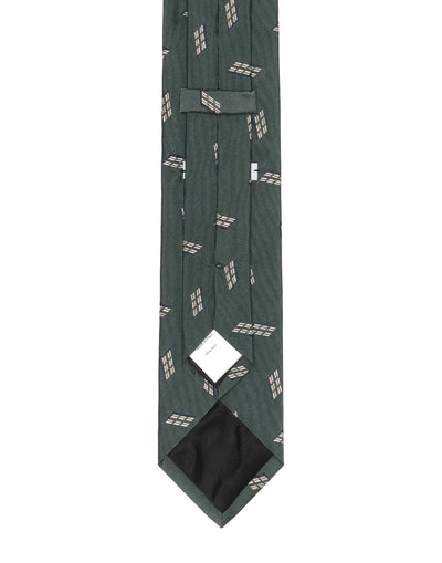 ダイヤ柄ジャカードタイ