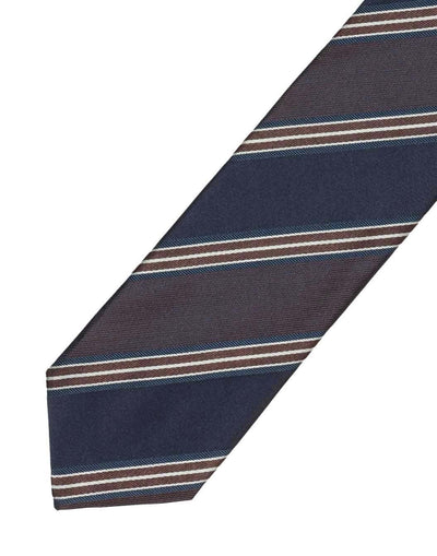 サテンジャカード ミックスストライプタイ