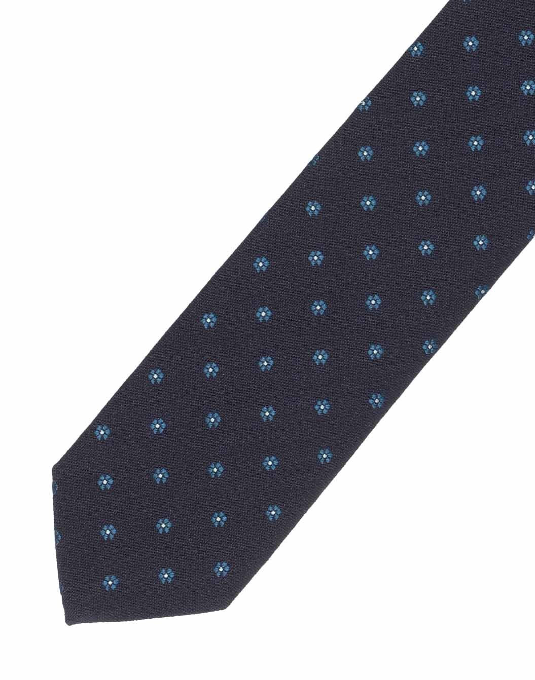 花柄小紋ジャカードタイ