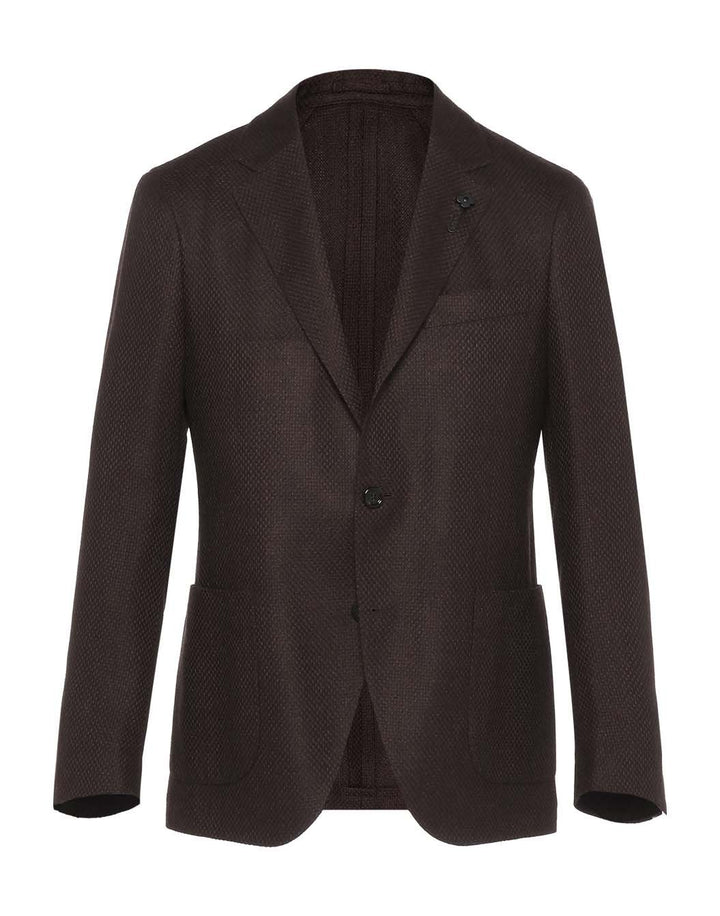 カシミヤシルク バスケットクロスジャケット – LARDINI Online Store