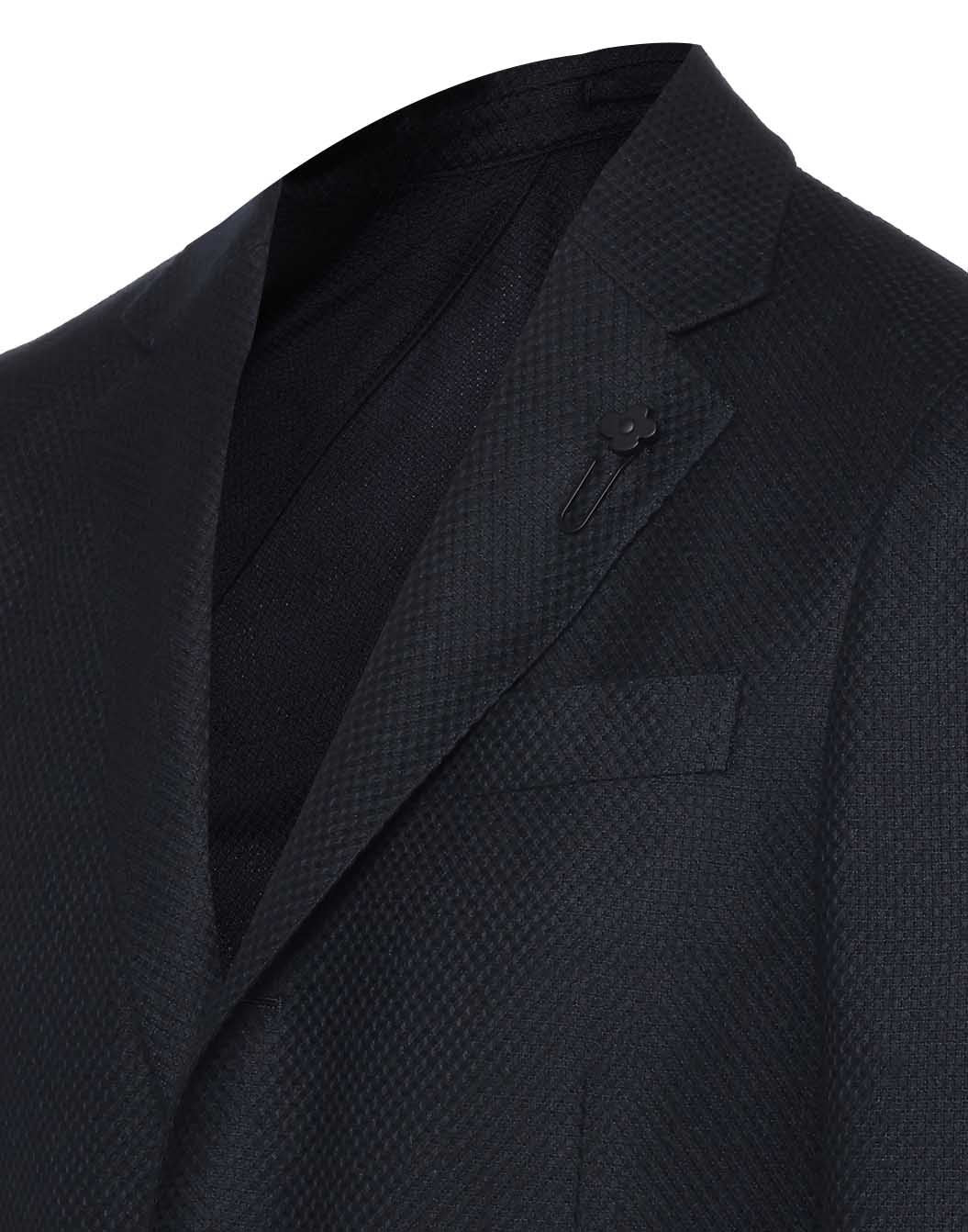 カシミヤシルク バスケットクロスジャケット