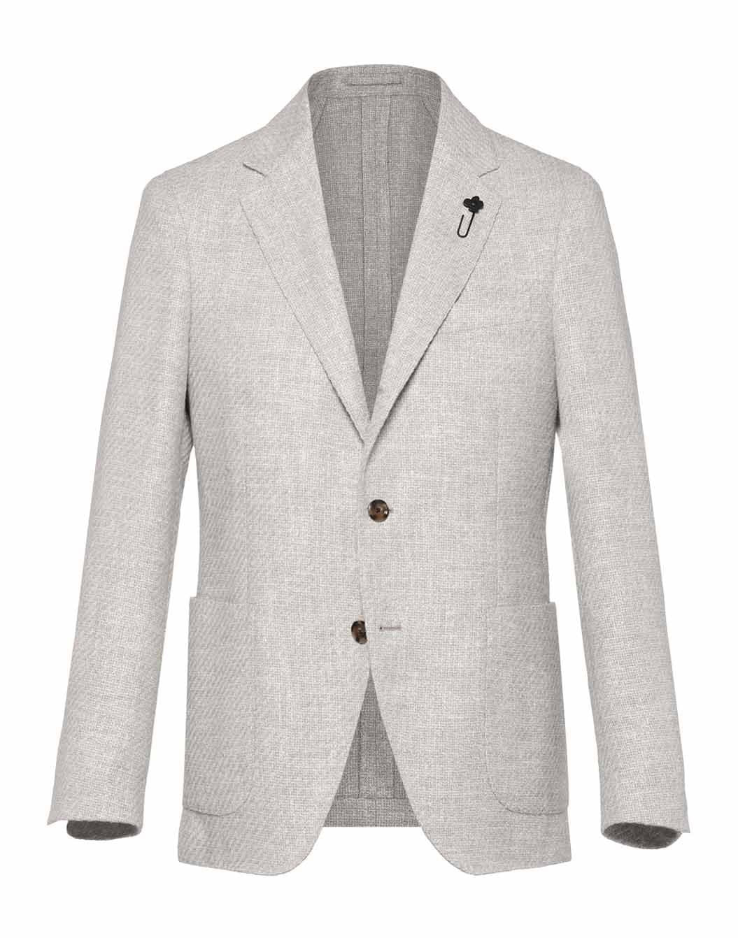 ウールアルパカ メランジバスケット ジャケット