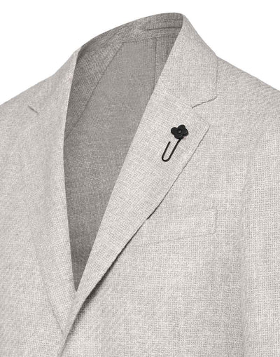 ウールアルパカ メランジバスケット ジャケット