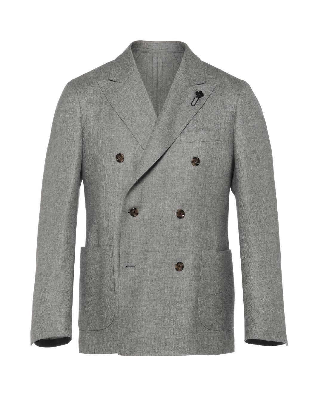 カシミヤカルゼ ダブルブレステッドジャケット