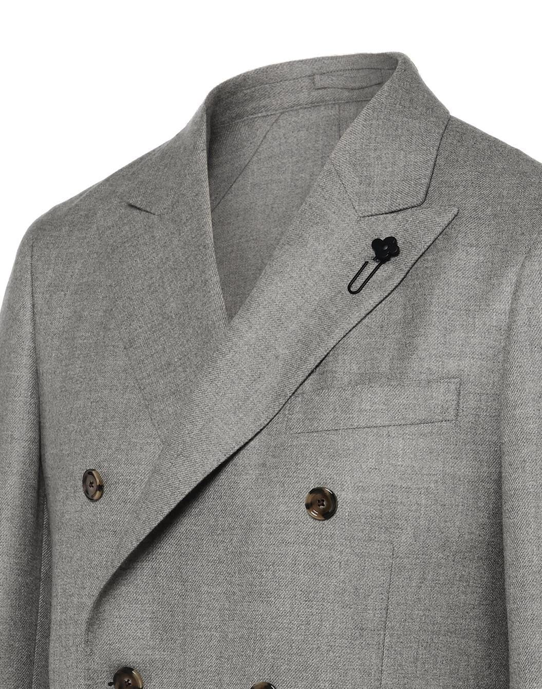 カシミヤカルゼ ダブルブレステッドジャケット