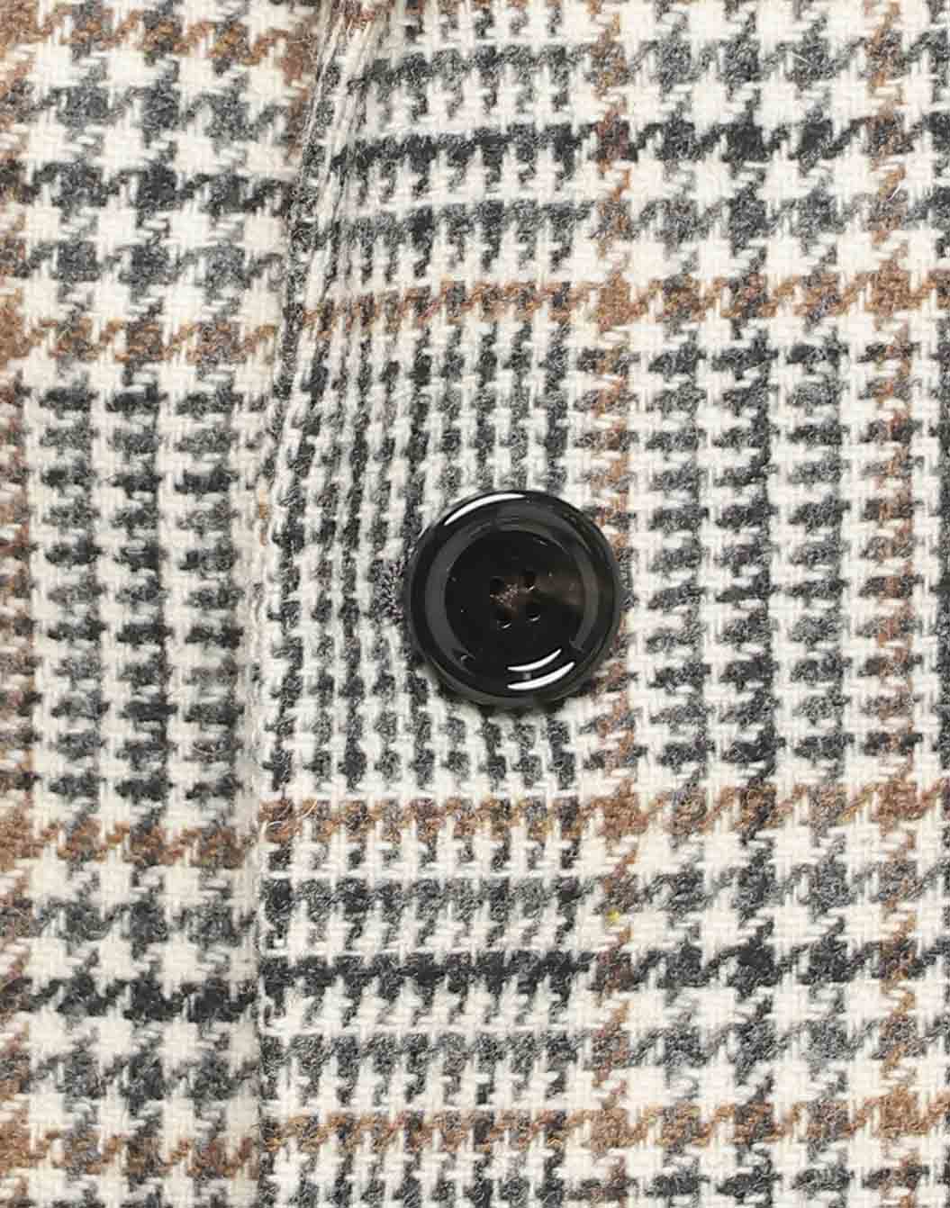 シェットランドウールガンクラブチェックジャケット