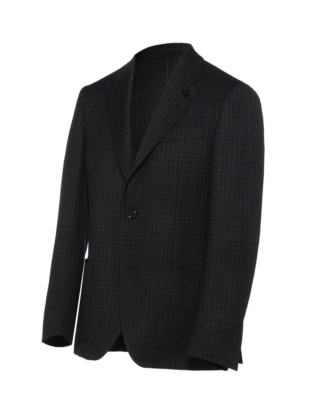 ツイストウール ハウンドトゥース チェックジャケット – LARDINI