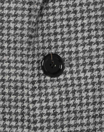 ウールカシミヤ ガンクラブチェック ジャケット