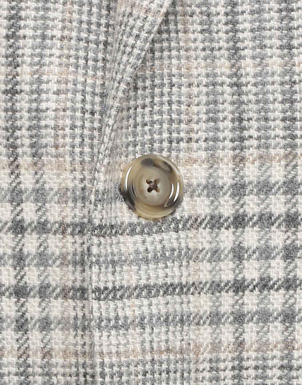 ウールカシミヤ ガンクラブチェック ジャケット – LARDINI Online Store