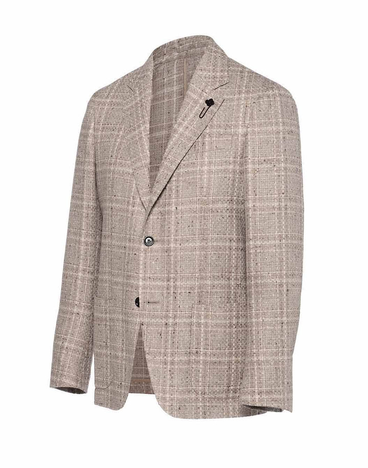 LARDINI チェック　ジャケット シルクウール ネップミックス チェックジャケット – LARDINI Online Store