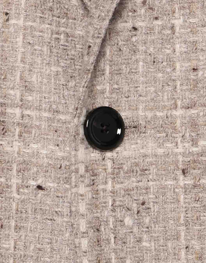 Naptime チェック柄ジャケット naptime ブラウン・ブルー チェックジャケット ショッパー付