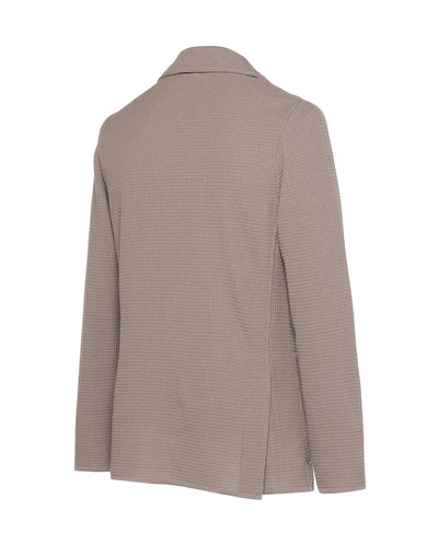 ワッフルニットジャケット