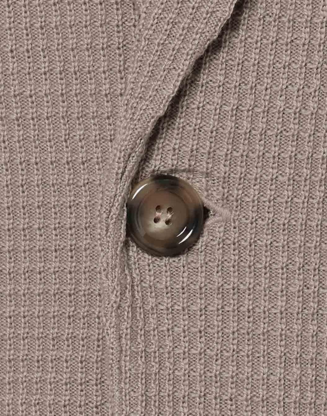 ワッフルニットジャケット