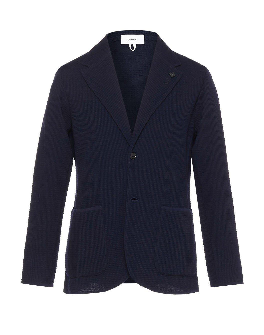 ワッフルニットジャケット