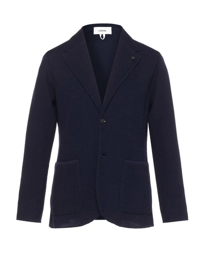 ワッフルニットジャケット