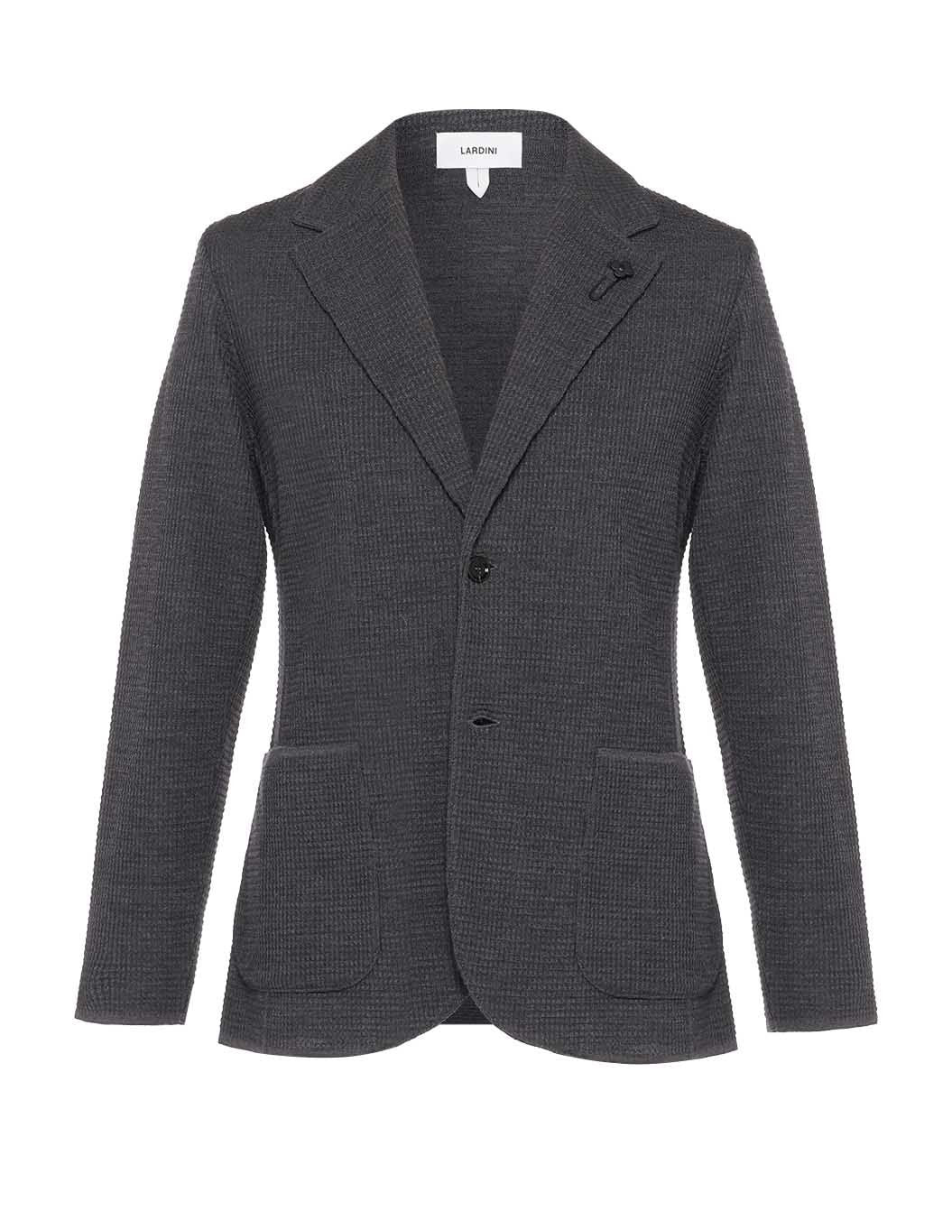 ワッフルニットジャケット