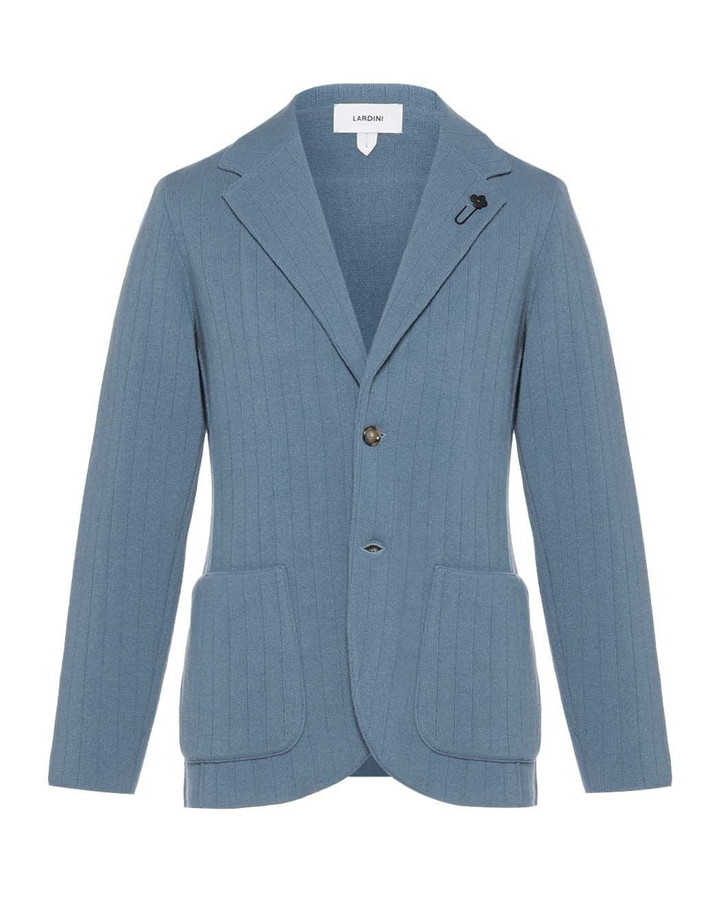 ウールカシミヤ リブニットジャケット