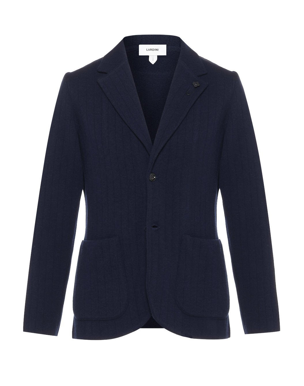 ウールカシミヤ リブニットジャケット