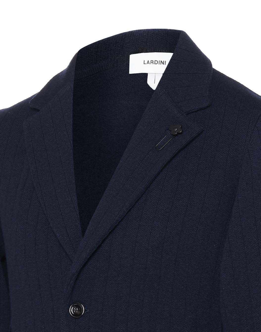 ウールカシミヤ リブニットジャケット