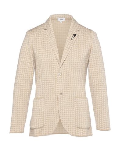 ハウンドトゥースチェック ニットジャケット