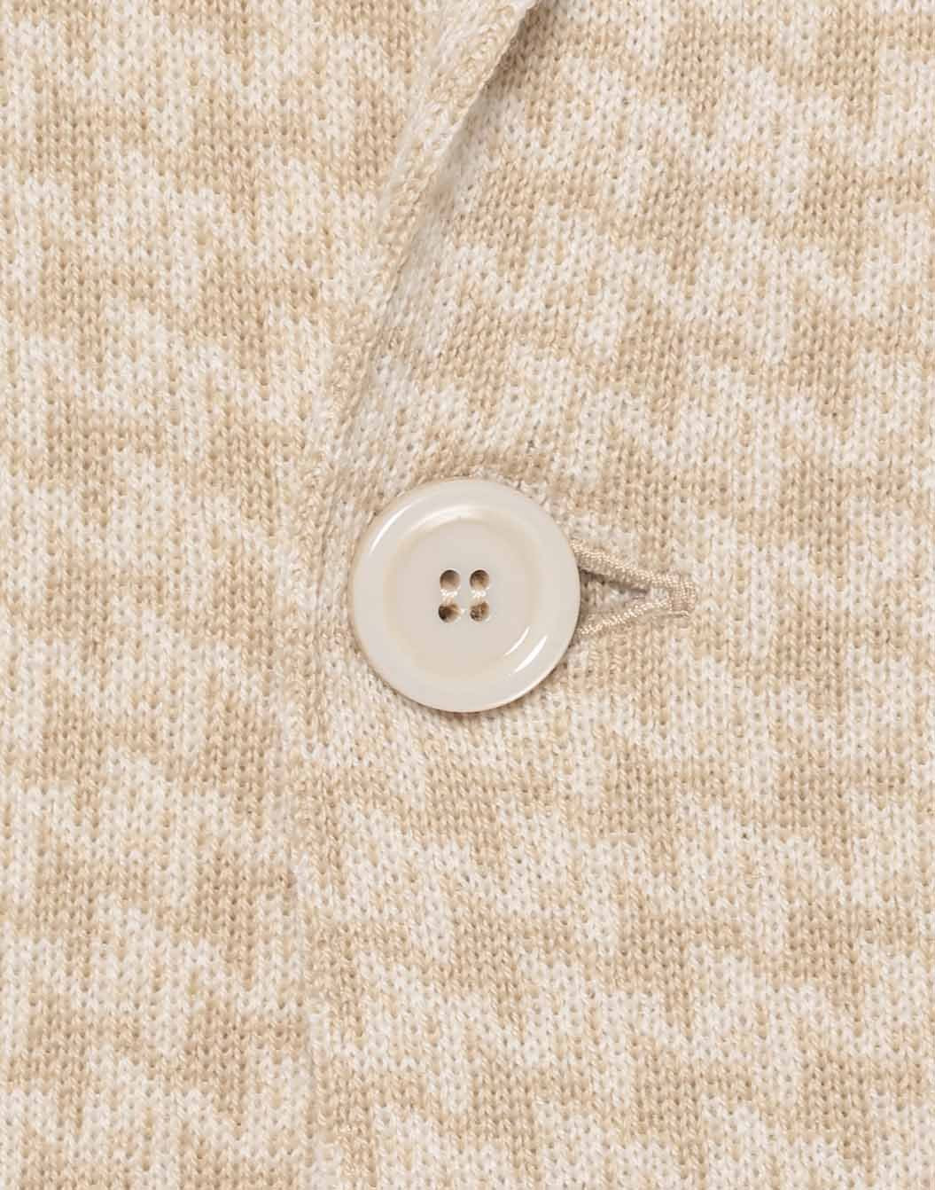 ハウンドトゥースチェック ニットジャケット