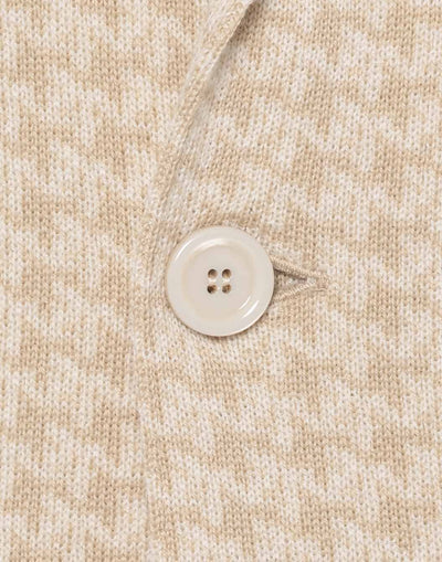 ハウンドトゥースチェック ニットジャケット