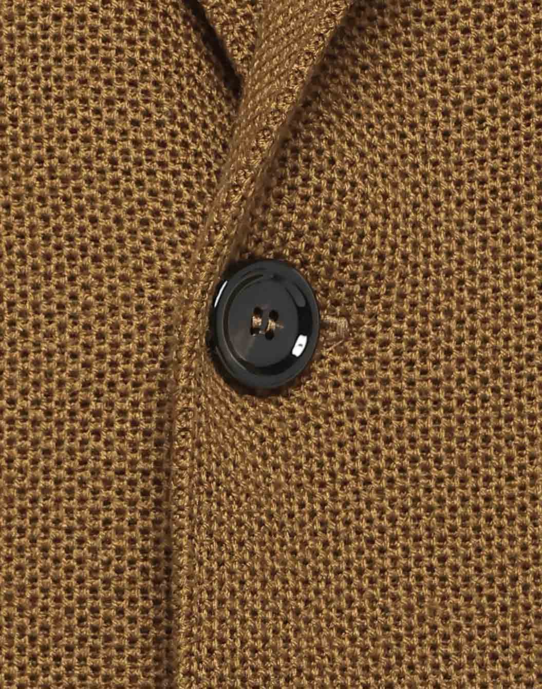 マイクロハニカムステッチ ニットジャケット