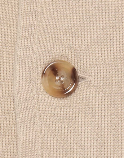 ノーカラーニットジャケット