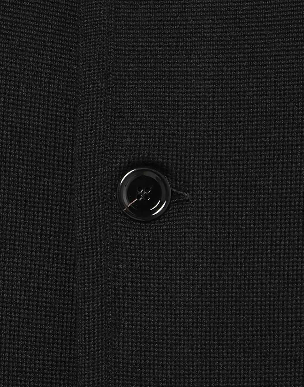 ノーカラーニットジャケット