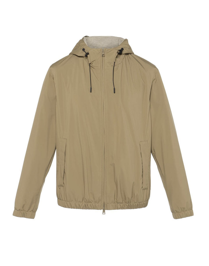 リサイクルポリエステル フーデッドブルゾン – LARDINI Online Store