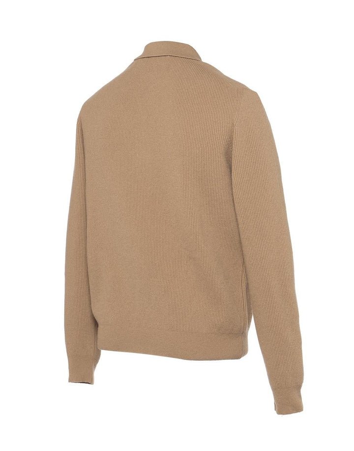 ウールカシミヤ プレーンニットポロ – LARDINI Online Store