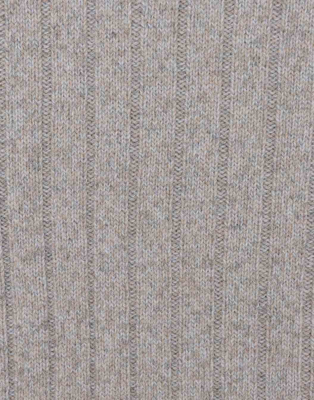 アルパカウール ストライプステッチ クルーネックニット