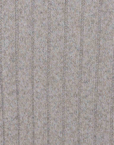 アルパカウール ストライプステッチ クルーネックニット