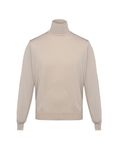 S120’sメリノウール タートルネックニット