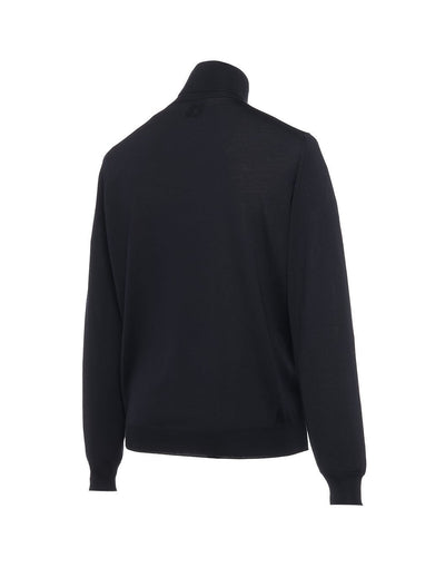 S120’sメリノウール タートルネックニット