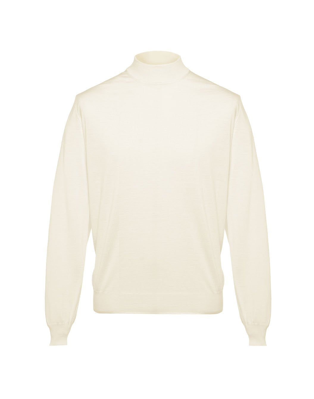 S120’sメリノウール モックネックニット