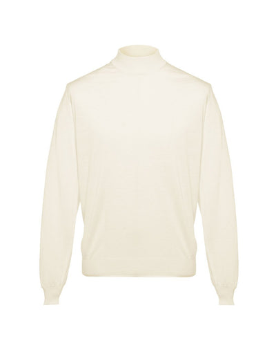 S120’sメリノウール モックネックニット