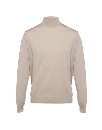 S120’sメリノウール モックネックニット