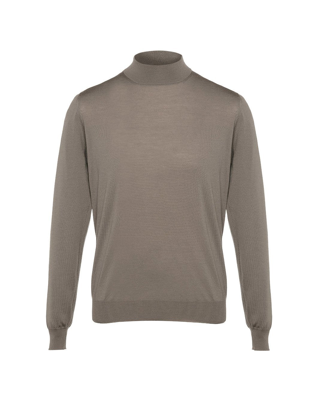 S120’sメリノウール モックネックニット