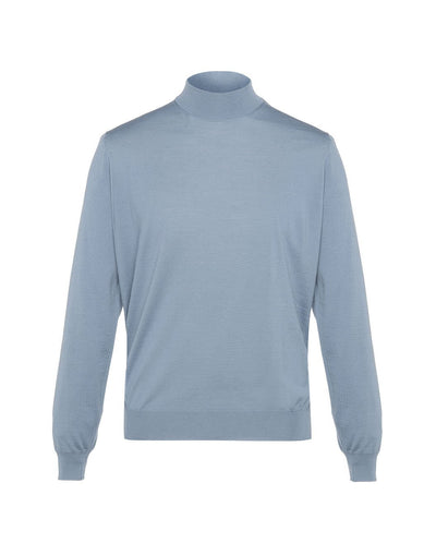 S120’sメリノウール モックネックニット