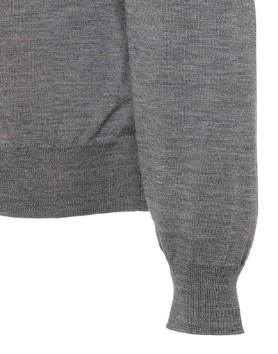 S120’sメリノウール モックネックニット