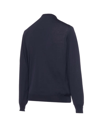 S120’sメリノウール クルーネックニット