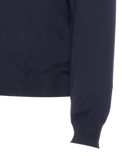 S120’sメリノウール クルーネックニット