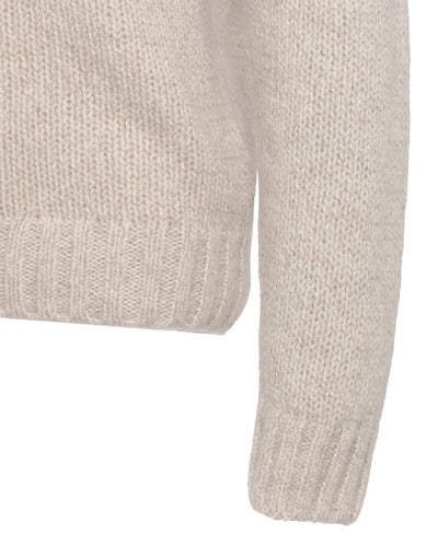 ムリネプレーンステッチ タートルネックニット