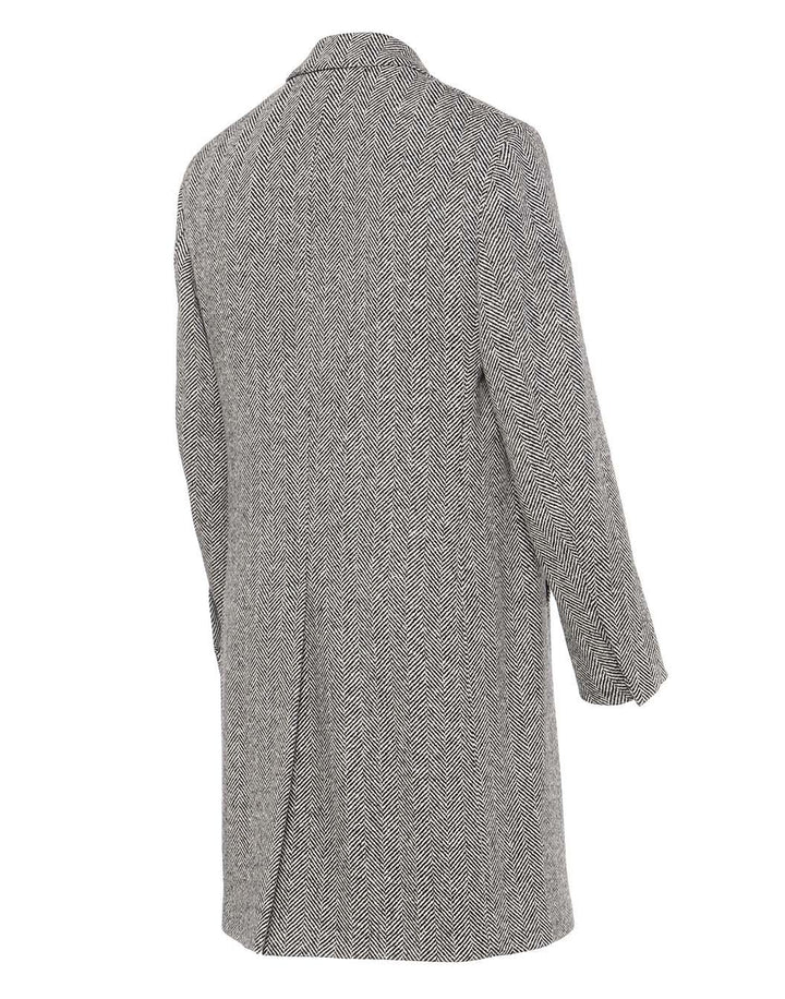 極美品 ビームスライツ ハリスツイード チェスターコート ウール ヘリンボーンS ハリスツイード Harris Tweed チェスターコート メンズ 秋冬