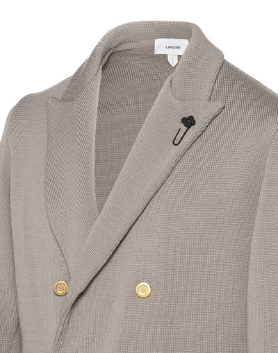 メリノウール ダブルニットジャケット