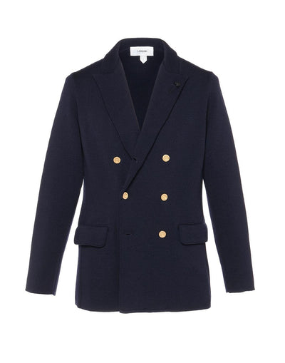 メリノウール ダブルニットジャケット