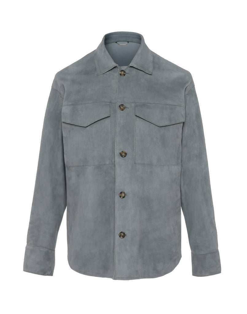 ゴートスエード レザーシャツジャケット – LARDINI Online Store