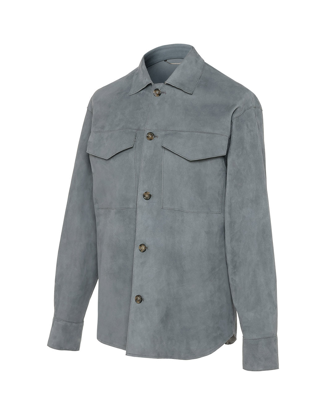 CCU オープンカラー レザーシャツジャケットスエード ゴートスエード レザーシャツジャケット – LARDINI Online Store